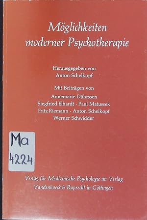 Bild des Verkufers fr Mglichkeiten moderner Psychotherapie. zum Verkauf von Antiquariat Bookfarm