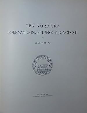 Imagen del vendedor de Den nordiska folkvandringstidens kronologi. a la venta por Antiquariat Bookfarm