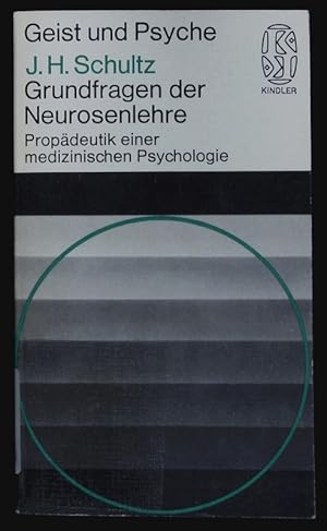 Bild des Verkufers fr Grundfragen der Neurosenlehre. Propdeutik e. medizin. Psychologie. zum Verkauf von Antiquariat Bookfarm