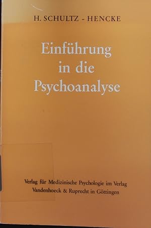 Imagen del vendedor de Einfhrung in die Psychoanalyse. a la venta por Antiquariat Bookfarm