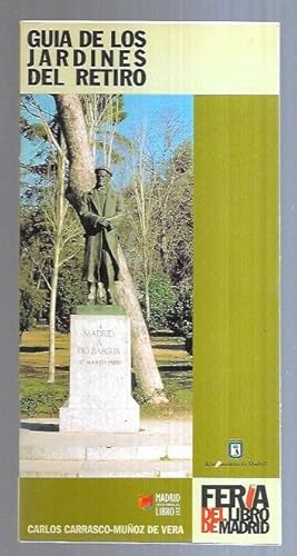 Imagen del vendedor de GUIA DE LOS JARDINES DEL RETIRO a la venta por Desvn del Libro / Desvan del Libro, SL