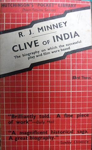 Imagen del vendedor de Clive of India a la venta por Wild Apricot Enterprises