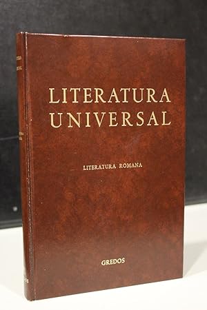 Literatura Universal. Tomo 3. Literatura Romana.- Fuhrmann, Manfred.