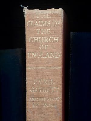 Image du vendeur pour The Claims of the Church of England mis en vente par N. Marsden