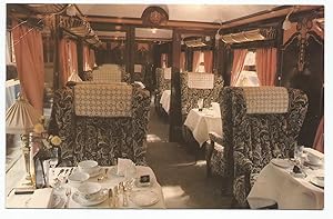 Postcard Train Dated 1989 Orient Express Minerva