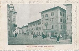 Immagine del venditore per Cles, Piazza Vittorio Emanuele III. venduto da Studio Bibliografico Adige