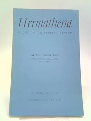 Seller image for Hermathena: A Dublin University Review No. CXXIII for sale by World of Rare Books