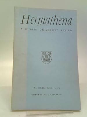 Seller image for Hermathena: A Dublin University Review No. CXXVI for sale by World of Rare Books