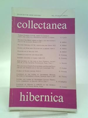 Bild des Verkufers fr Collectanea Hibernica Nos. 34 and 35 zum Verkauf von World of Rare Books