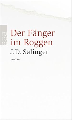Bild des Verkufers fr Der Fnger im Roggen zum Verkauf von Wegmann1855