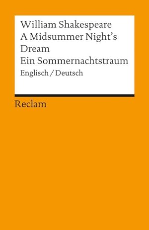 Imagen del vendedor de Ein Sommernachtstraum / A Midsummer Night's Dream a la venta por Wegmann1855