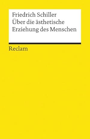 Seller image for ber die sthetische Erziehung des Menschen in einer Reihe von Briefen for sale by Wegmann1855