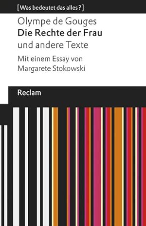 Seller image for Die Rechte der Frau und andere Texte for sale by Wegmann1855