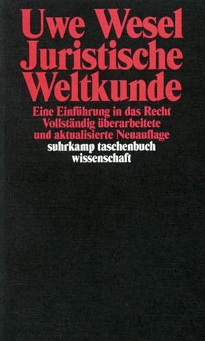 Seller image for Juristische Weltkunde for sale by Wegmann1855