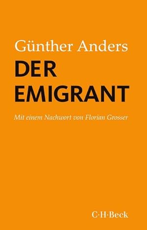 Imagen del vendedor de Der Emigrant a la venta por Wegmann1855