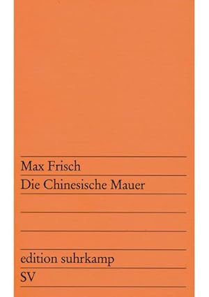 Seller image for Die chinesische Mauer for sale by Wegmann1855