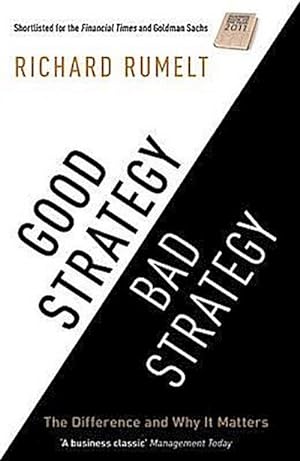 Bild des Verkufers fr Good Strategy / Bad Strategy zum Verkauf von Wegmann1855