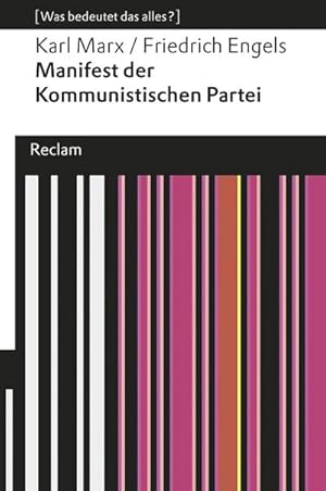 Seller image for Manifest der Kommunistischen Partei for sale by Wegmann1855