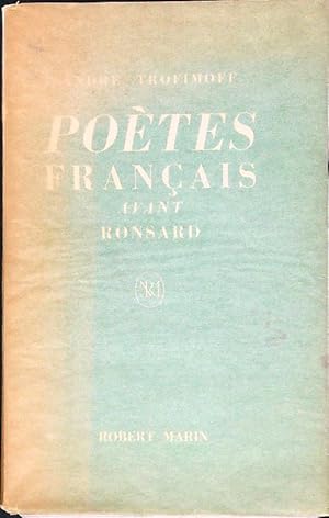 Imagen del vendedor de Poetes francais avant Ronsard a la venta por Librodifaccia