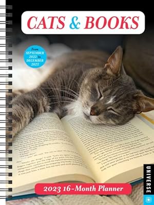 Immagine del venditore per Cats & Books 2023 16-Month Planner venduto da GreatBookPrices