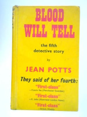 Seller image for Blood Will Tell for sale by World of Rare Books