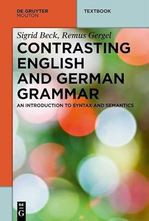 Seller image for Contrasting English and German Grammar for sale by moluna
