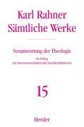 Seller image for Saemtliche Werke 15. Verantwortung der Theologie for sale by moluna