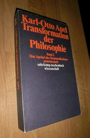 Bild des Verkufers fr Transformation der Philosophie. Bd.2 zum Verkauf von Dipl.-Inform. Gerd Suelmann