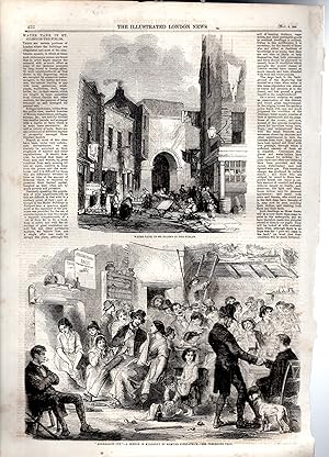 Immagine del venditore per PRINT: "All Hallow-Eve". Story & engraving from The Illustrated London News, November 6, 1858 venduto da Dorley House Books, Inc.