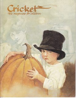 CRICKET Magazine October 1990 Volume 18 No. 2 (Autumnal Air by Troy Howell Cover)