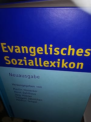 Bild des Verkufers fr Evangelisches Soziallexikon, Neuausgabe zum Verkauf von Verlag Robert Richter