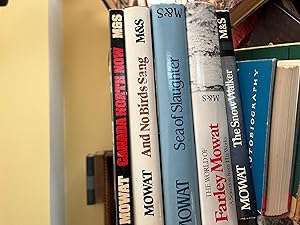 Immagine del venditore per Bundle of 5 books by Farley Mowat, Sea of Slaughter, And No Birds Sang, Canada North Now, The Snow Walker, The World of Farley Mowat venduto da GoldBookShelf