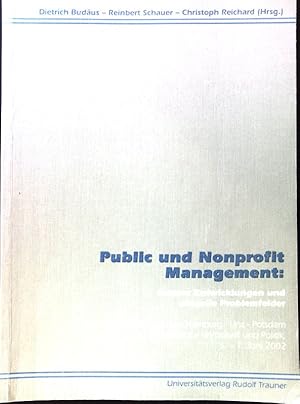 Imagen del vendedor de Public- und Nonprofit-Management : neuere Entwicklungen und aktuelle Problemfelder. Public management ; H. 43 a la venta por books4less (Versandantiquariat Petra Gros GmbH & Co. KG)