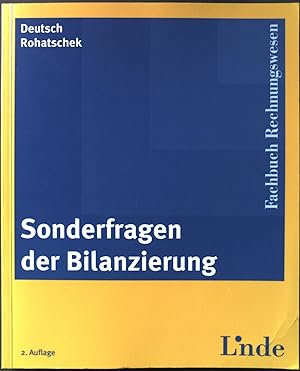 Bild des Verkufers fr Sonderfragen der Bilanzierung. von Eva Deutsch ; Roman Rohatschek / Fachbuch Rechnungswesen zum Verkauf von books4less (Versandantiquariat Petra Gros GmbH & Co. KG)