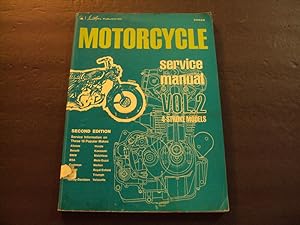 Imagen del vendedor de Motorcycle Service Manual Vol 2 4 Stroke Models sc Technical Publications a la venta por Joseph M Zunno
