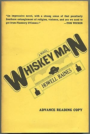 Bild des Verkufers fr Whiskey Man zum Verkauf von Between the Covers-Rare Books, Inc. ABAA
