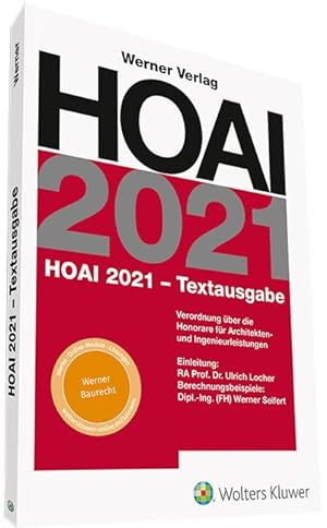 Bild des Verkufers fr HOAI 2021 - Textausgabe zum Verkauf von moluna
