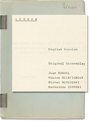 Image du vendeur pour Leonor (Original screenplay for the 1975 film) mis en vente par Royal Books, Inc., ABAA