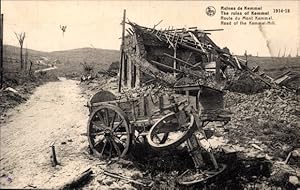 Ansichtskarte / Postkarte Kemmel Heuvelland Westflandern, Ruines de Kemmel 1914-1918