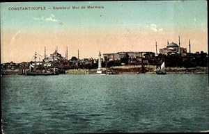 Bild des Verkufers fr Ansichtskarte / Postkarte Konstantinopel Istanbul Trkei, Stamboul Mer de Marmara zum Verkauf von akpool GmbH