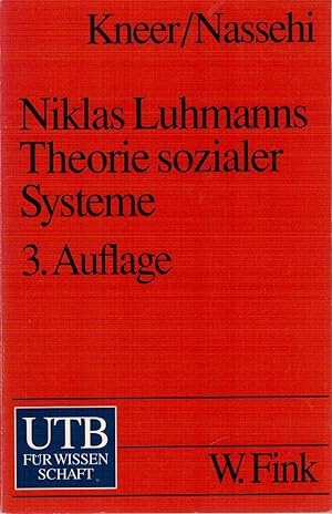 Bild des Verkufers fr Niklas Luhmanns Theorie sozialer Systeme zum Verkauf von Antiquariat Hans Wger