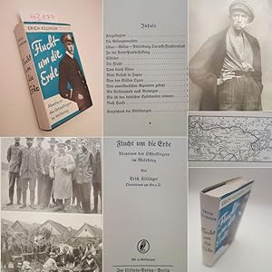 Bild des Verkufers fr Flucht um die Erde. Abenteuer des Ostseefliegers im Weltkrieg. Von Erich Killinger, Oberstleutnant zur See a. D. * mit O r i g i n a l - S c h u t z u m s c h l a g zum Verkauf von Galerie fr gegenstndliche Kunst