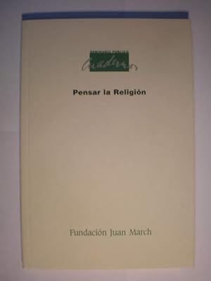 Imagen del vendedor de Pensar la religin a la venta por Librera Antonio Azorn