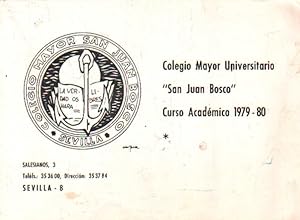 COLEGIO MAYOR UNIVERSITARIO "SAN JUAN BOSCO" CURSO ACADEMICO 1979-80