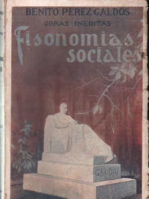 Imagen del vendedor de OBRAS INEDITAS: FISONOMIAS SOCIALES a la venta por Librera Raimundo