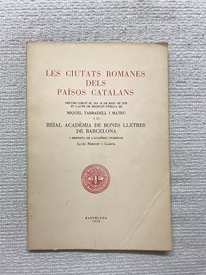 Imagen del vendedor de Les ciutats romanes dels Pasos Catalans a la venta por Campbell Llibres