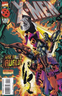 X-men Volume 1 Issued 42 Heaven Can Wait ( July 1995 Deluxe Edition ) [Comic]