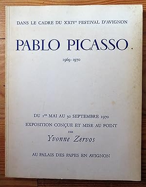 Pablo Picasso, 1969 - 1970. Dans le cadre du XXIVe Festival D'Avignon.