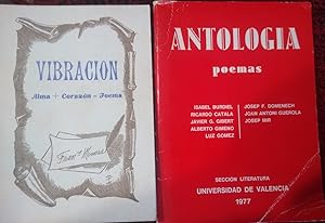 Imagen del vendedor de ANTOLOGA poemas + VIBRACIN Alma + Corazn = Poema a la venta por Libros Dickens