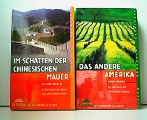 Bild des Verkufers fr Konvolut aus 2 Bnden ! 1. Das andere Amerika - Zu Fu durch die Vereinigten Staaten. 2. Im Schatten der Chinesischen Mauer - Zu Fu durch die Wste Gobi zum Gelben Meer. Aus der Reihe : Reisen - Menschen - Abenteuer. zum Verkauf von Antiquariat Kirchheim